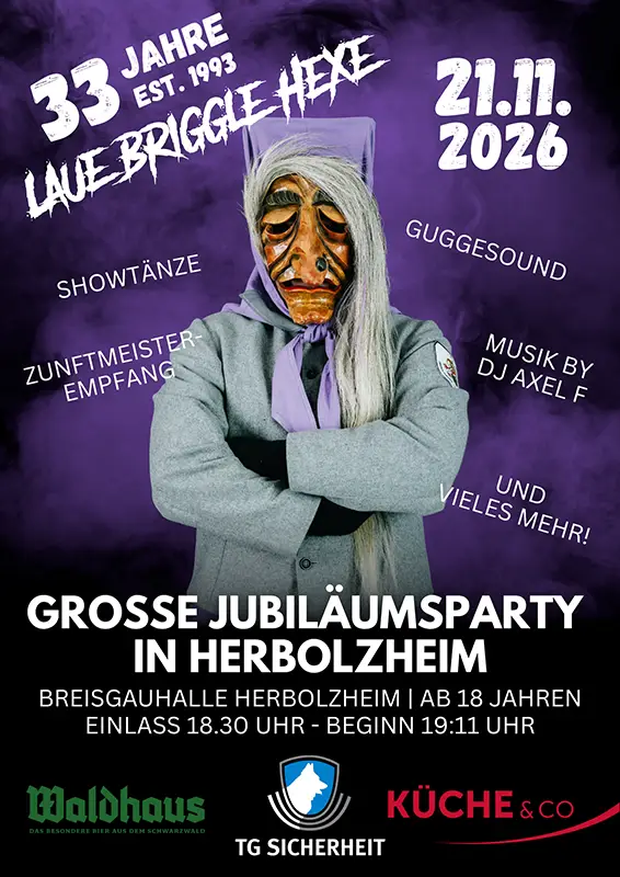 Jubiläums Flyer